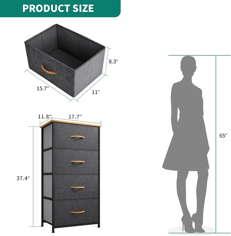 YITAHOME Dresser with 4 Drawers