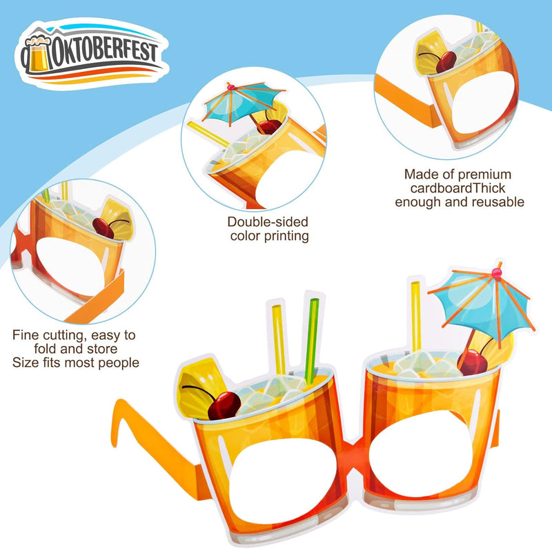32 Pack Beach Pool Party Eyeglasses Decor Summer