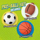Toysmith 3-Pack Toddler Sports Balls