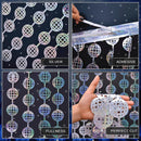 Disco Party Decorations, 2 Pack Disco Ball Photo Booth