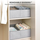 Shelf Organizer Bins 6 Packs