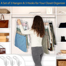 3 Piece Skirt Hanges Space Saving