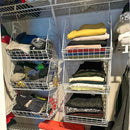 X-cosrack 3 Tier Foldable Closet Organizer