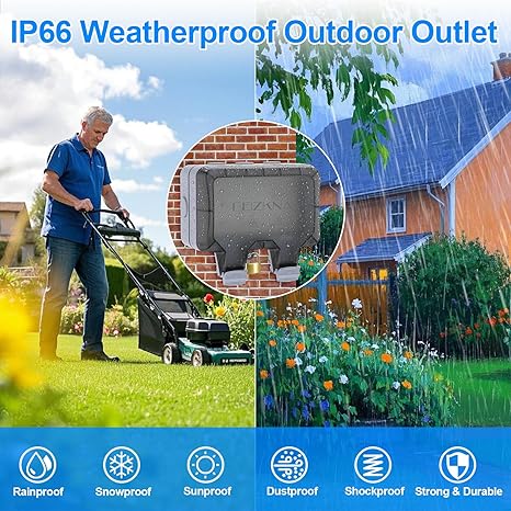 Waterproof Outdside Plug Socket