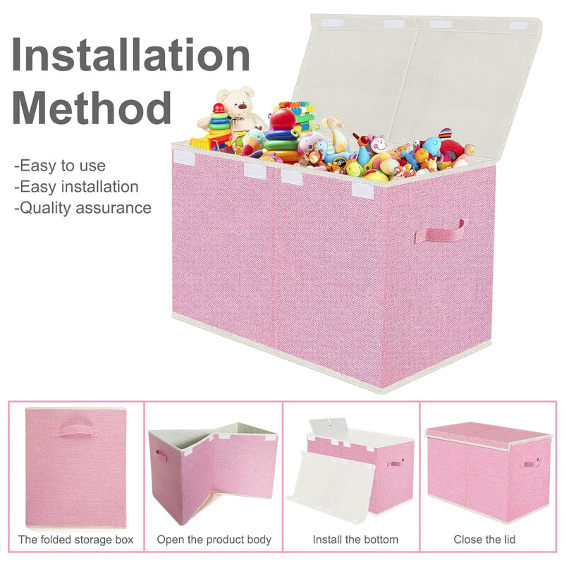 Large Collapsible Toy Storage Box