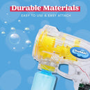 3 Packs Automatic Bubble Guns with 3 Solutions