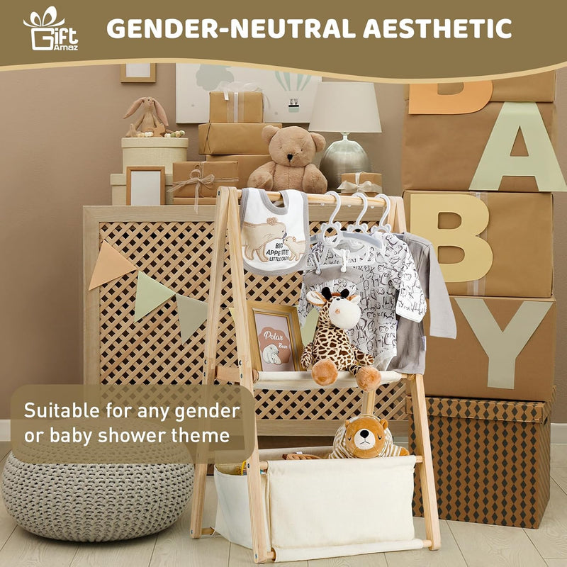 Wooden Baby Shower Crate Closet