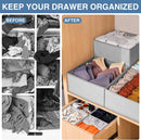 Criusia Drawer Organizer for Clothing