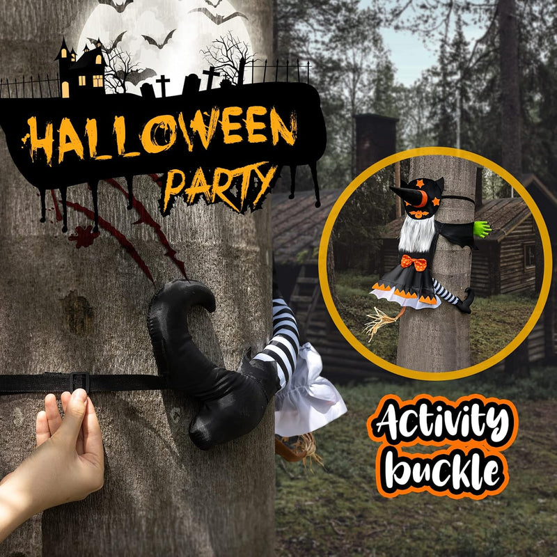 Crashing Witch Decor, Halloween Decorations Clearance Outdoor