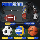 Jerify 4-Pcs Official Size Sports Balls Set