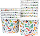 Glad for Kids Dinosaurs Paper Snack Bowls