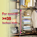 X-cosrack 3 Tier Foldable Closet Organizer