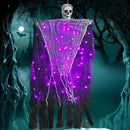 Halloween Decorations Outdoor, 2 Pack Hanging Light Ghost Spooky Skeletons