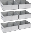 Shelf Organizer Bins 6 Packs
