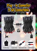 Halloween String Lights Orange & Purple 100 Count 25 Feet Incandescent Bulb