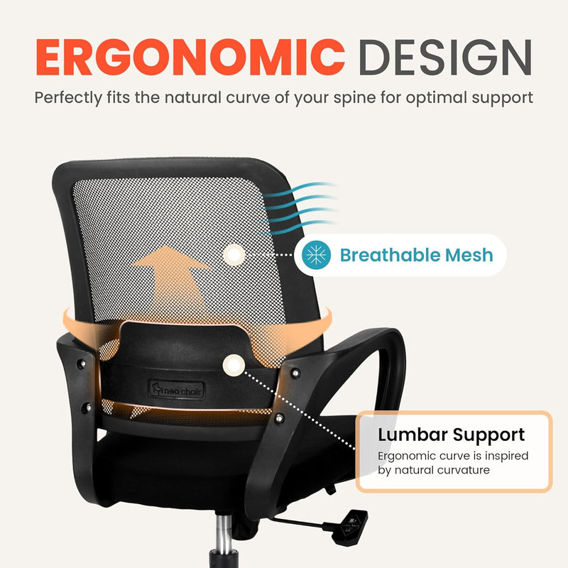 NEO Office Chair Ergonomic Mesh Desk Chair