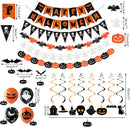 Halloween Party Decoration Set, Orange and Black Banner