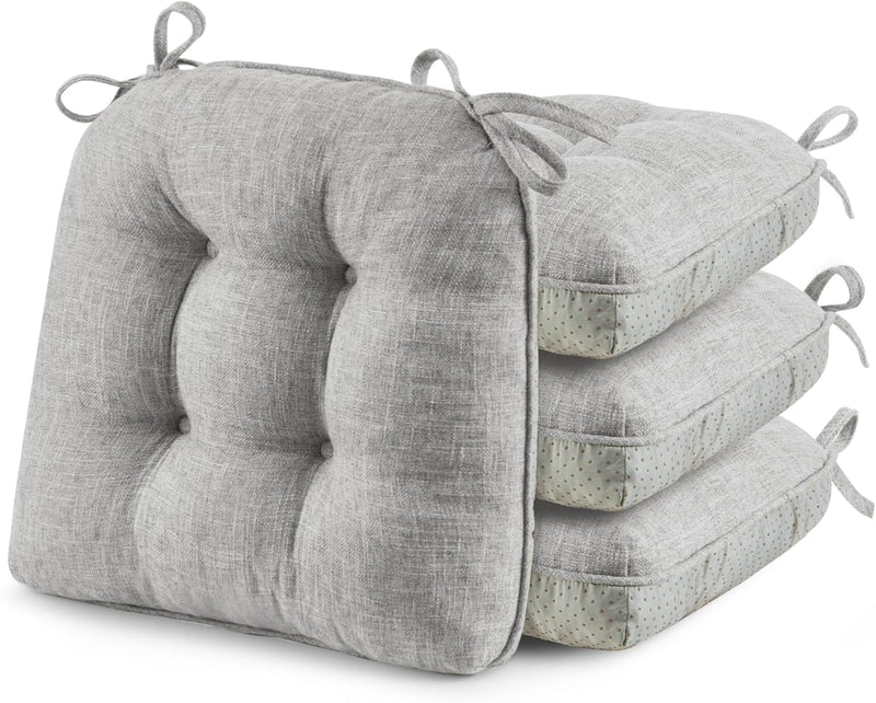 Chair Cushions for Dining Chairs, Tufted Memory Foam Chair Pads