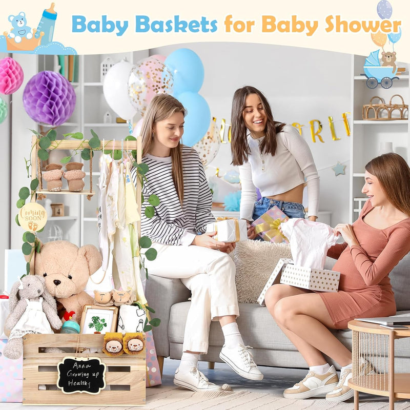 Wooden Baby Shower Crate Closet