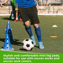 2 Pairs Mini Soccer Shin Guards for Youth