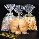 ZGORENDZ 120 PCS Clear Cellophane Treat Bags