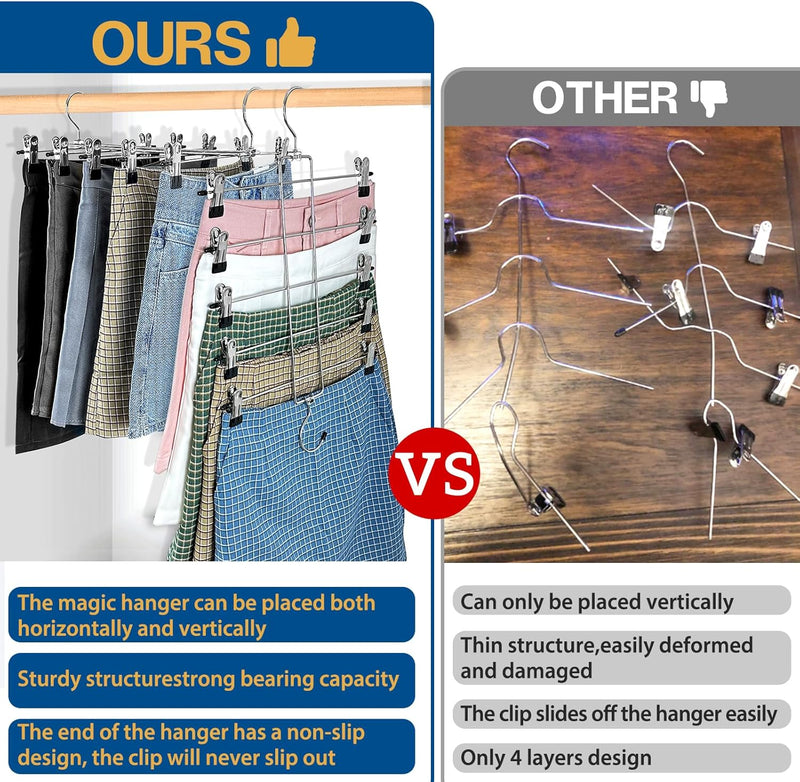 3 Piece Skirt Hanges Space Saving