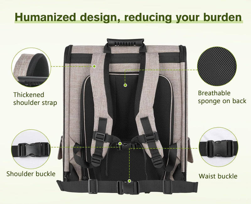 Pecute Pet Carrier Backpack