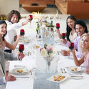 Glitter Disco Party Table Runner Mirror Silver Runner