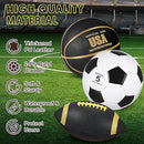 Sratte 3-Piece Sports Ball Set with Pump & Bag