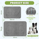 2pcs Dog Food mats for Floors Waterproof
