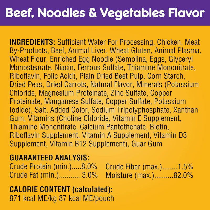 Pedigree Gravy Adult Soft Wet Dog Food