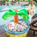 Inflatable Palm Tree Cooler, Luau Hawaiian Tropical Beach Themed Party Decorations