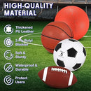 Lenwen 4-Piece Sports Ball Set with Pump & Bag