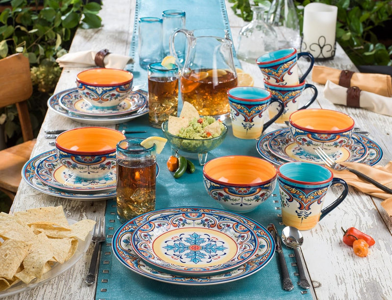 Collection of 16 Piece Dinnerware Set kitchen and Dining