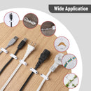 Cable Clips with Steel Nails, 200 pcs