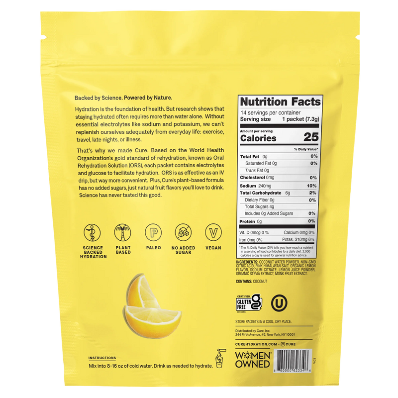 Hydrating Electrolyte Drink Mix