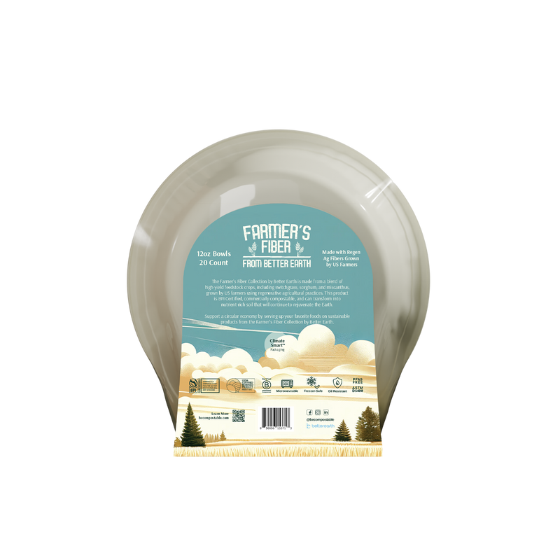 12 oz Farmer's Fiber Collection Round Bowl