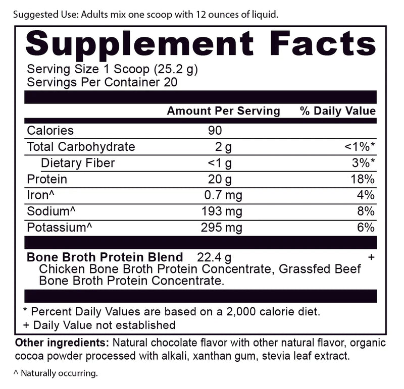 Grassfed Beef Bone Broth Protein Concentrate