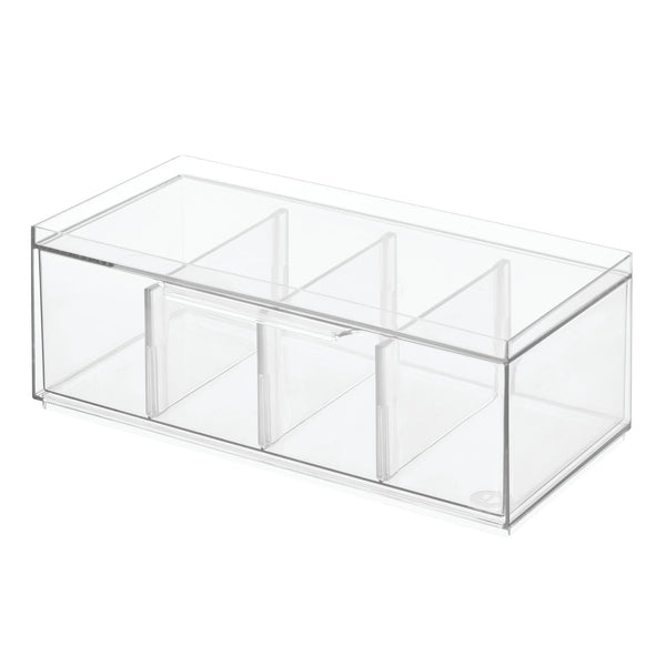 Stackable Tea Organizer made with Recycled Plastic