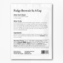 Fudge Brownie In A Cup