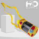 Happy Face - Half Gallon Water Bottle with Storage Sleeves and Removeable Straw