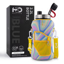 Halloween - Wide Mouth - Half Gallon Water Bottle with Storage Sleeve and removable straw