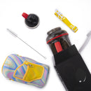 Halloween - Wide Mouth - Half Gallon Water Bottle with Storage Sleeve and removable straw